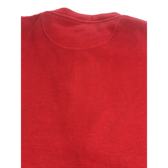 Orvis Men's Shirt Long Sleeve Pullover 1/4 Zip Sweater Red Heavyweight Large - Picture 10 of 15